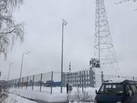 Освещение территории пермского филиала телецентра РТРС